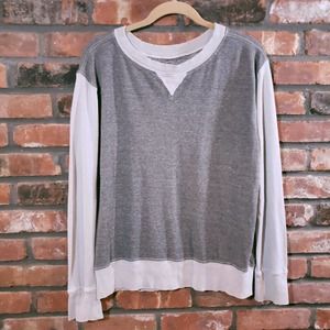 Current/Elliott The Stadium Distressed Sweatshirt